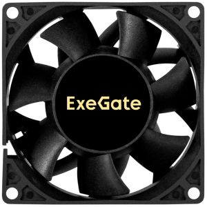 Вентилятор 24В DC ExeGate EX08038S3P-24 (80x80x38 мм, Sleeve bearing (подшипник скольжения), 3pin, 4500RMP, 43,2dBA), фото 