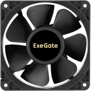 Вентилятор 24В DC ExeGate EX12038B3P-24 (120x120x38 мм, 2-Ball (двойной шарикоподшипник), 3pin, 3000RMP, 46,1dBA), фото 