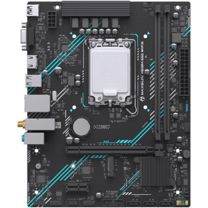 Материнская плата Maxsun MS-H610M 666 WIFI6 (Socket 1700, mATX, 2*DDR4, VGA+HDMI, 4*SATA3, 1*M.2, 1*PCIEx16/1*PCIEx1, 3*USB2.0, 2*USB 3.2 Gen1, LAN 1*1G, Bluetooth,  Wi-Fi 802.11ax, RTL), фото 