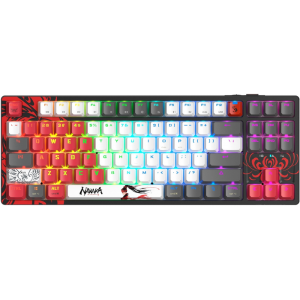 Клавиатура A4Tech Bloody WS87 Naraka механическая беспроводная USB черный/красный (WS87), фото 