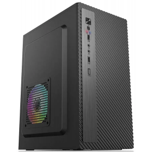 Компьютерный корпус Accord Entry ACC-2053B черный без БП mATX 1x80mm 1x120mm 2xUSB2.0 audio, фото 
