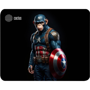 Коврик для мыши Cactus Captain America 250x200x3мм (CS-MP-D08S), фото 
