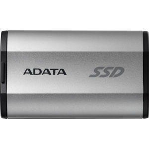 Внешний накопитель SSD 4TB A-DATA SD810, External, USB 3.2 Type-C, [R/W -2000/2000 MB/s] серый, фото 