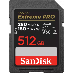 Карта памяти SANDISK SDXC 512GB UHS-II SDSDXEP-512G-GN4IN, фото 