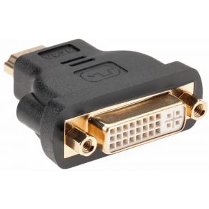 Переходник HDMI/DVI-D 19M/25F  VCOM позолоченные контакты, VAD7819, фото 