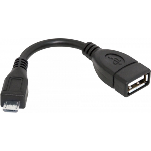 Кабель-переходник Defender microUSB (M) - USB (F)  /для подкл. устр. USB Flash, HDD, мыши, и и т.д./ поддерж. режим OTG., фото 