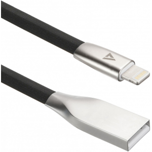 USB кабель ACD-Infinity Lightning ~ USB-A TPE, 1.2м, черный (ACD-U922-P5B), фото 