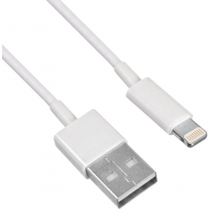 Кабель Buro USB-IP-1.2W2A 1.2м белый, фото 