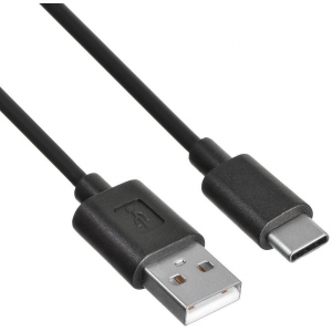 Кабель Buro USB-TC-1.2B2A 1.2м черный, фото 