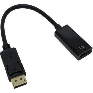 Кабель-переходник Exegate EX284921RUS  DisplayPort-HDMI ExeGate EX-DPM-HDMIF-0.15 (20M/19F, 0,15м), фото 