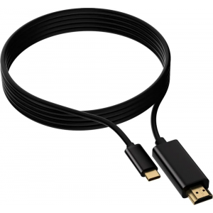 Кабель-переходник аудио-видео Buro USB Type-C (m)/HDMI (m) 1.5м. черный (BU-TYPEC-HDMI-1.5M), фото 