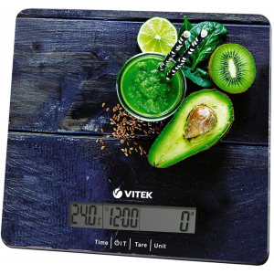 Весы кухонные электронные Vitek VT-2425 макс.вес:5кг черный, фото 