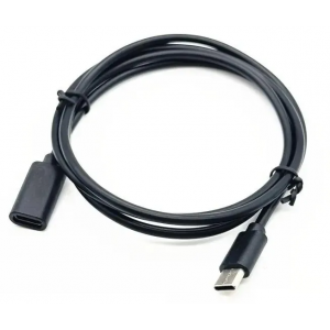 Кабель-удлинитель Buro USB Type-C (m) USB Type-C (f) 2м (BU-EXT-TYPEC-2M) черный, фото 