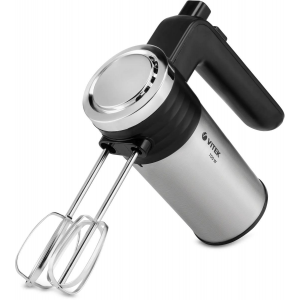 Миксер ручной Vitek VT-1404 300Вт черный/серебристый, фото 