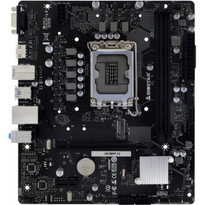 Материнская плата Biostar H610MHP 2.0 Soc-1700 Intel H610 2xDDR4 mATX AC`97 8ch(7.1) GbLAN RAID+VGA+HDMI, фото 