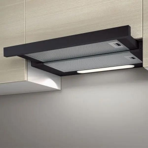 Вытяжка встраиваемая Elica Elite 14 Lux BL/A/60 черный управление: кнопочное (1 мотор), фото 