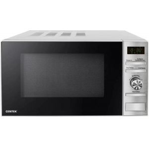 Микроволновая печь Centek CT-1586 (стальной) 700W, 20л, 6 режимов, диаметр тарелки 245 мм , таймер, подсветка, LED, фото 