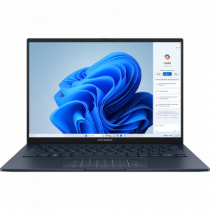 Ноутбук Asus Zenbook 14 OLED UX3405MA-QD1016 синий 90NB11R1-M01UB0 Core Ultra 9 185H 32Gb SSD512Gb Intel Arc 14 OLED FHD+ (1920x1200) noOS WiFi BT Cam Bag, фото 