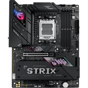 Материнская плата ASUS ROG STRIX B850-A GAMING WIFI, AM5, AMD B850, 4xDDR5, 2xSATA, 4xM.2, 1xPCI-E 5.0 x16, 1xPCI-E 4.0 x16, 1xPCI-E x4, 1xDP, 1xHDMI, 1x2.5Gb LAN, 1xUSB-C 20Gbps, 1xUSB-C 10Gbps, 2xUSB-A 10Gbps, 4xUSB 5Gbps, 2xUSB-A 2.0, 3x3.5 мм, 7.1, AT, фото 