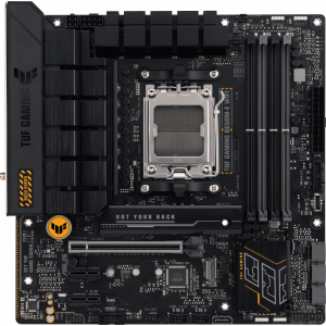 Материнская плата ASUS TUF GAMING B650M-E WIFI, AM5, AMD B650, 4xDDR5, 4xSATA, 2xM.2, 1xPCI-E 4.0 x16, 2xPCI-E x1, 2xDisplayPort, 1xHDMI, 1x 2.5Gb LAN, 1xUSB-A 3.2 Gen 2, 2xUSB-A 3.2 Gen 1, 4xUSB-A 2.0, 1xUSB-C 3.2 Gen 2, 3x3.5 мм, 7.1, Micro-ATX, фото 