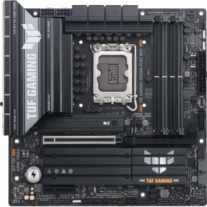 Материнская плата ASUS TUF GAMING B860M-PLUS WIFI, LGA1851, B860, 4*DDR5, 4*SATA, 3*M.2, 6*USB 3.2, 1*USB 2.0, Type-C, 1*PCIx16, 1*PCIx4, DP+HDMI, mATX; 90MB1JV0-M0EAY0, фото 