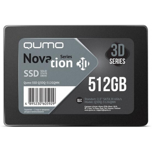 Накопитель SSD QUMO 512GB QM Novation Q3DQ-512GQNN {SATA3.0}, фото 