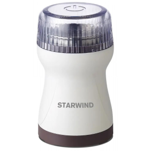 Кофемолка Starwind SGP4422 200Вт сист.помол.:ротац.нож вместим.:40гр белый/коричневый, фото 