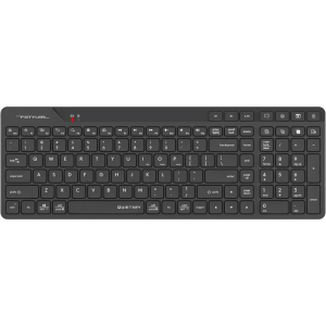 Клавиатура A4Tech Fstyler FBK27C AS черный USB беспроводная BT/Radio slim Multimedia (FBK27C AS), фото 