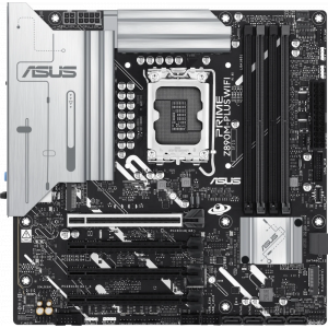 Материнская плата ASUS PRIME Z890M-PLUS WIFI, LGA1851, Z890, 4*DDR5, 6*SATA, 3*M.2, 5*USB 3.2, 4*USB 2.0, Type-C, 3*PCIx16, HDMI+DP, mATX, фото 