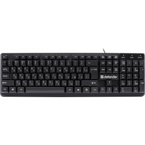 Проводная клавиатура Defender Symbol HB-559 RU,черный,104 кн,1.5м, фото 