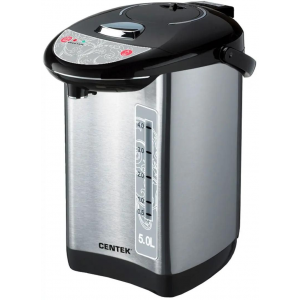 Термопот Centek CT-1083 (сталь) 5.0л, 750Вт, 3 способа подачи воды, двойная защита от перегрева, фото 