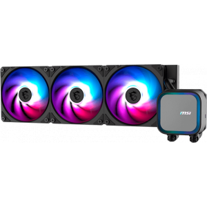 Жидкостная система охлаждения MSI MAG CORELIQUID A13 360 3 x ARGB Fan, ARGB Block, фото 
