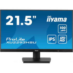 Монитор Iiyama 21.5 ProLite XU2293HSU-B6 черный IPS LED 1ms 16:9 HDMI M/M матовая 250cd 178гр/178гр 1920x1080 100Hz DP FHD USB 2.6кг, фото 