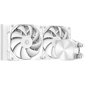 Система водяного охлаждения ID-Cooling FX240 Pro Soc-AM5/AM4/1200/1700/1851 белый 4-pin 35.2dB Al+Cu 300W Ret (FX240 PRO WHITE), фото 