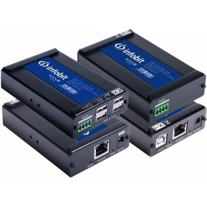 Удлинитель USB Infobit [iTrans USB2-TR80], до 80 метров, с блоком питания 12В 1А 12Вт. Поддерживает RS232., фото 