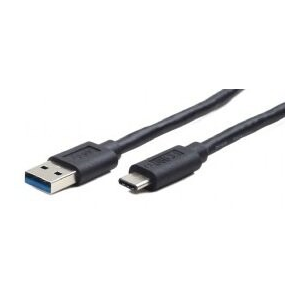 Кабель USB3.0 Cablexpert CCP-USB3-AMCM-3M, AM/Type-C, 3А, 36Вт, QC3.0, медь, двойн.экран, Pro, 3м, черный, пакет, фото 