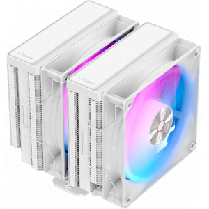 Кулер Ocypus Delta A62 WH ARGB White 260W/ All Intel/ AMD AM*/ 2 fans / Screws, фото 