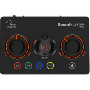 Звуковая карта Creative USB Sound BlasterX GC7 (Super X-Fi Ultra DSP) 7.1 Ret, фото 