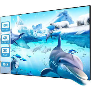 Экран на раме Cactus 127x224см Alr Expert CS-PSALRE-224X127-WM 16:9 настенный натяжной черный, фото 