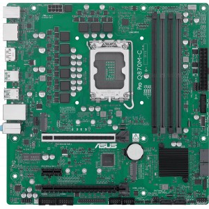 Материнская плата ASUS PRO Q870M-C-CSM, LGA1851, Q870, 4*DDR5, 4*SATA, 2*M.2, 3*USB 3.2, 2*USB 2.0, Type-C, 2*PCIx16, 1*PCIx1, 2*DP+VGA, mATX; 90MB1KEP-M0EAYC, фото 