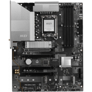Материнская плата MSI PRO Z890-S WIFI PZ Z890, LGA1851, 4*DDR5, 4*PCIEx16, 3*M.2, 2*TypeC, 6*USB3.2Gen1, 4*USB2.0, 4*SATA3.0, 2.5G, Type-C(DP), DP, HDMI, ATX, RTL, фото 