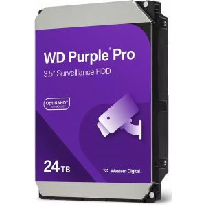 Жесткий диск WD SATA-III 24TB WD240PURP Surveillance Purple Pro (7200rpm) 512Mb 3.5, фото 