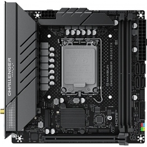 Материнская плата MAXSUN MS-Challenger H810ITX WIFI, B810, LGA1851,  2*DDR5, 2*SATA3, 2*M.2, USB 3.2, USB 2.0, 1*PCIEx16, HDMI+DP, ITX, фото 