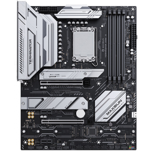 Материнская плата MAXSUN MS-Terminator Z890-A, LGA1851, Z890, 4*DDR5, 4*SATA3, 4*M.2, USB 3.2, USB 2.0, Type-C, 4*PCIEx16, HDMI+DP, ATX, фото 