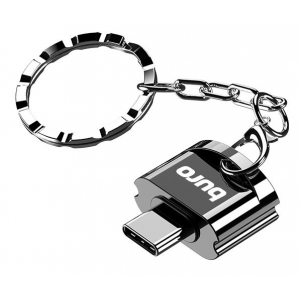 Устройство чтения карт памяти USB2.0 Buro BU-CR-201 черный, фото 