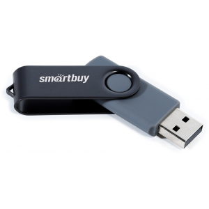 Флеш диск Smartbuy USB Drive 8GB Twist Black [SB008GB2TWK] UFD 2.0, фото 