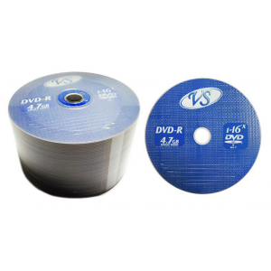 Диск DVD-R VS 4.7 Gb, 16x, Bulk (50), (50/600)., фото 