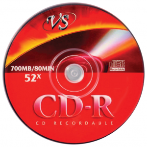 Диск CD-R VS 700 Mb, 52x, Конверт (5), (5/250)., фото 