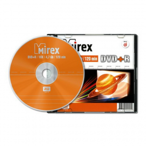 Диск DVD-R Mirex 4.7 Gb, 16x, Slim Case (1), (1/200), фото 