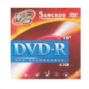 Диск DVD-R Philips 4.7 Gb, 16x, Бум.конверт, фото 